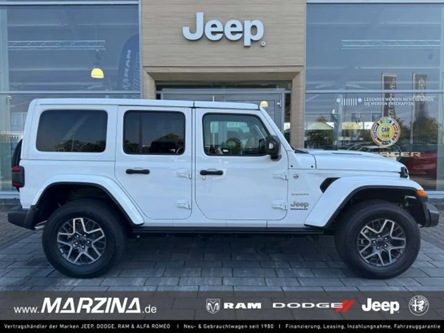 Jeep Wrangler 2.0 T-GDI Sahara BORLA 285er MY24 BENZIN Blanco - 1