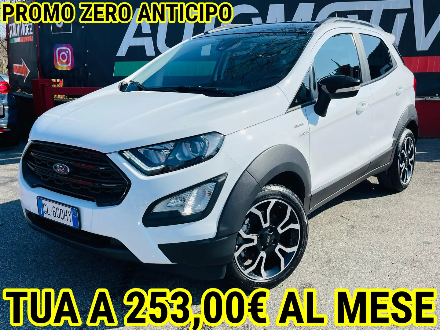 Ford EcoSport EcoSport 1.0 ecoboost Active s PROMO FINANZIAMENTO Weiß - 1