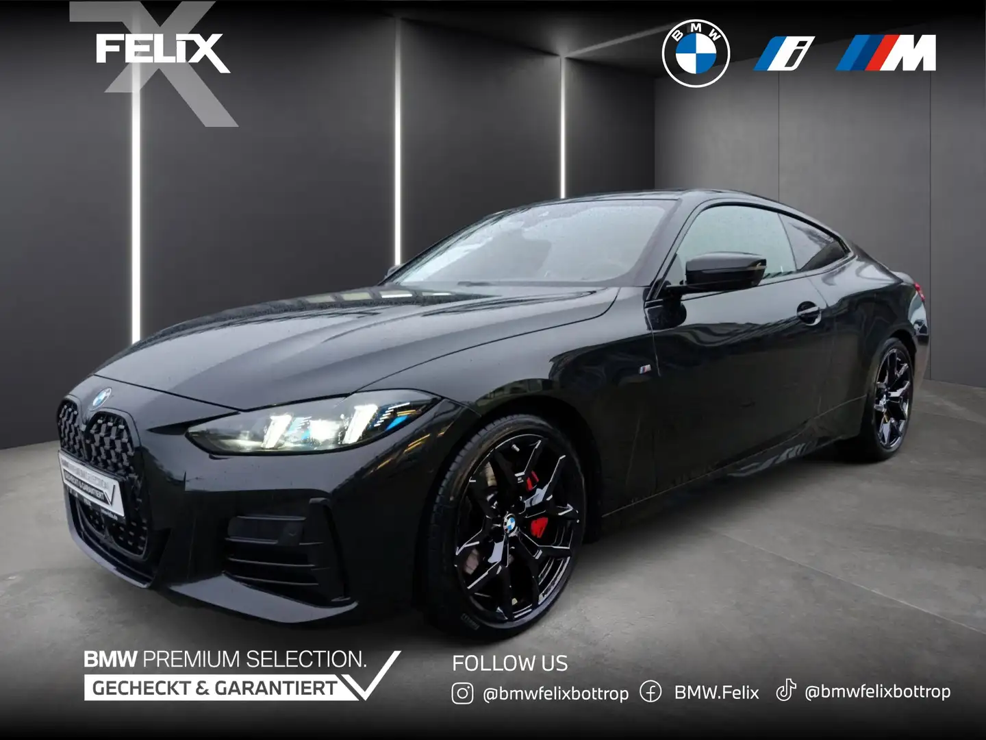 BMW 430 i xDrive Coupé+M SPORTPAKET PRO+19"ALU+LIVE COCKPI Noir - 1