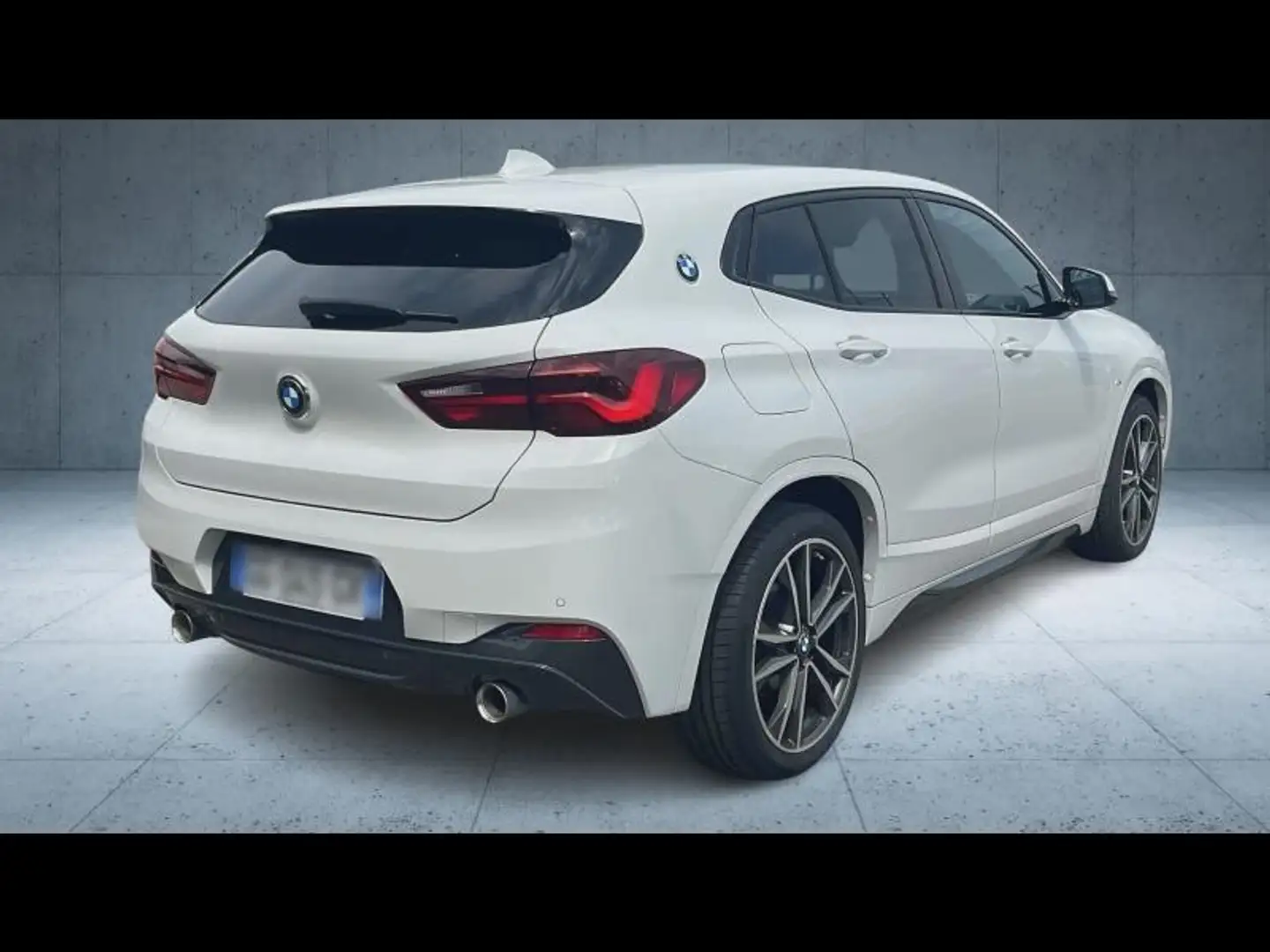 BMW X2 sDrive18dA 150ch M Sport Euro6d-T Blanc - 2