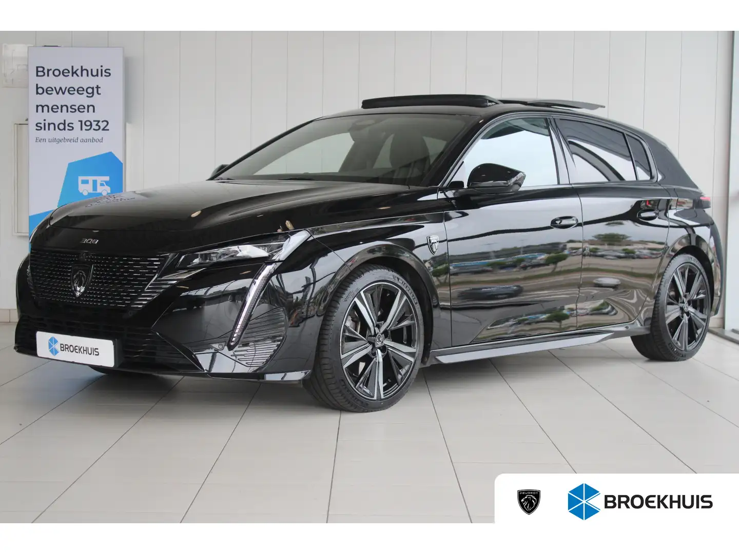 Peugeot 308 1.6 HYbrid 225 AUTOMAAT GT Pack Business | LUXE UI Schwarz - 1