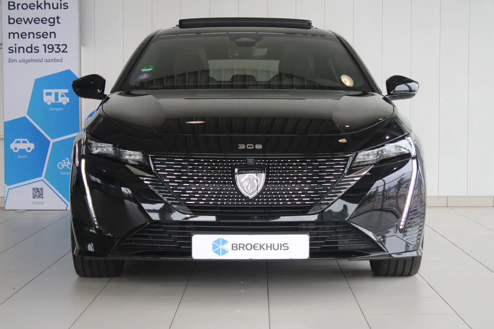 Peugeot 308 1.6 HYbrid 225 AUTOMAAT GT Pack Business | LUXE UI Schwarz - 2