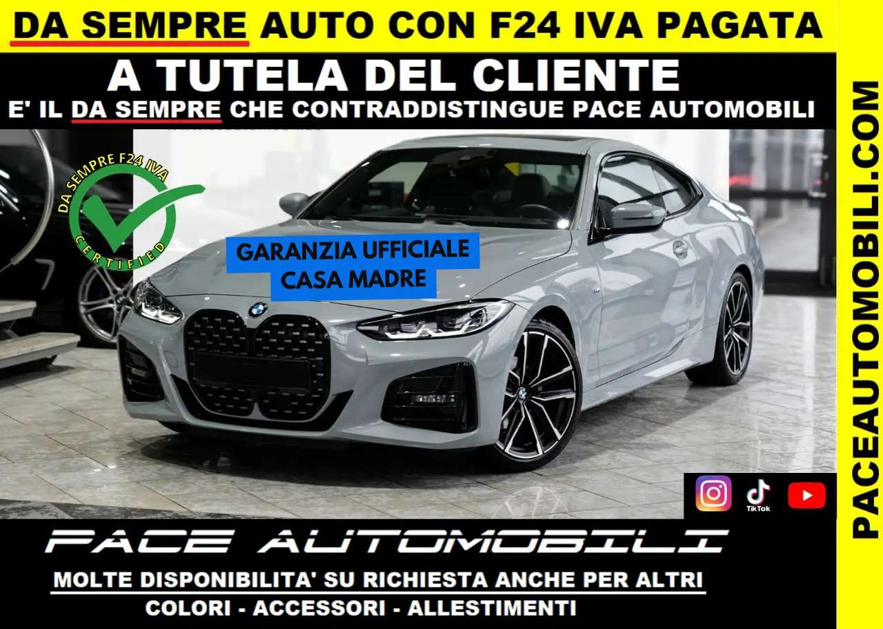 BMW 420 i M-SPORT MSPORT M SPORT BLACK PACK F1 TETTO PDC