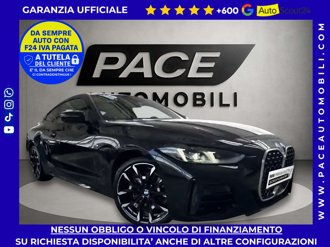 BMW 420 i M-SPORT MSPORT M SPORT BLACK PACK F1 HUD PDC 19"