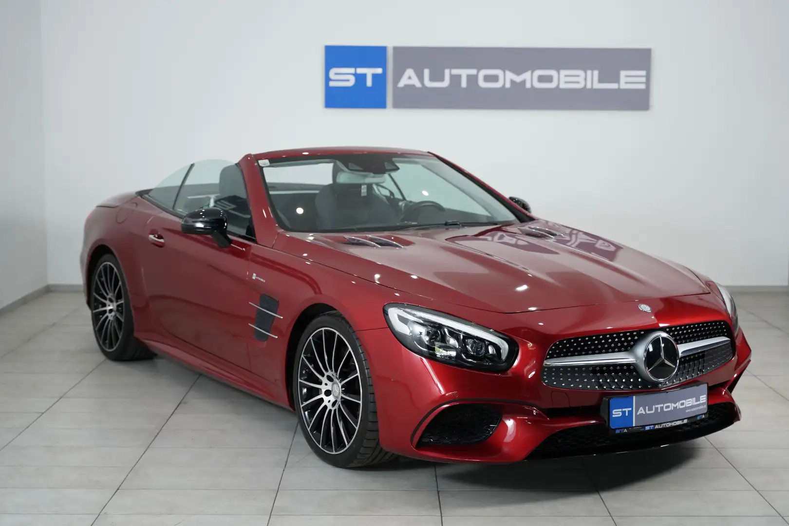 Mercedes-Benz SL 500 // AMG-LINE // PROMINENTER-VORBESITZER !! Rot - 2