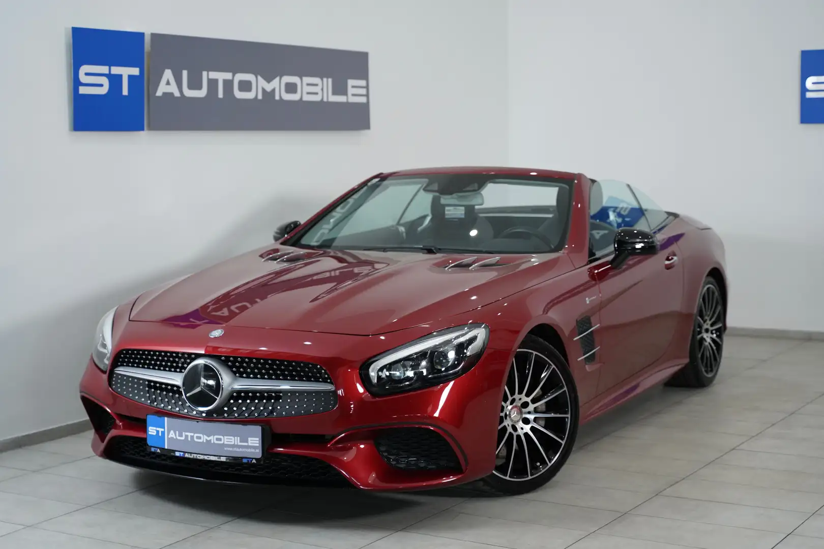 Mercedes-Benz SL 500 // AMG-LINE // PROMINENTER-VORBESITZER !! Rot - 1