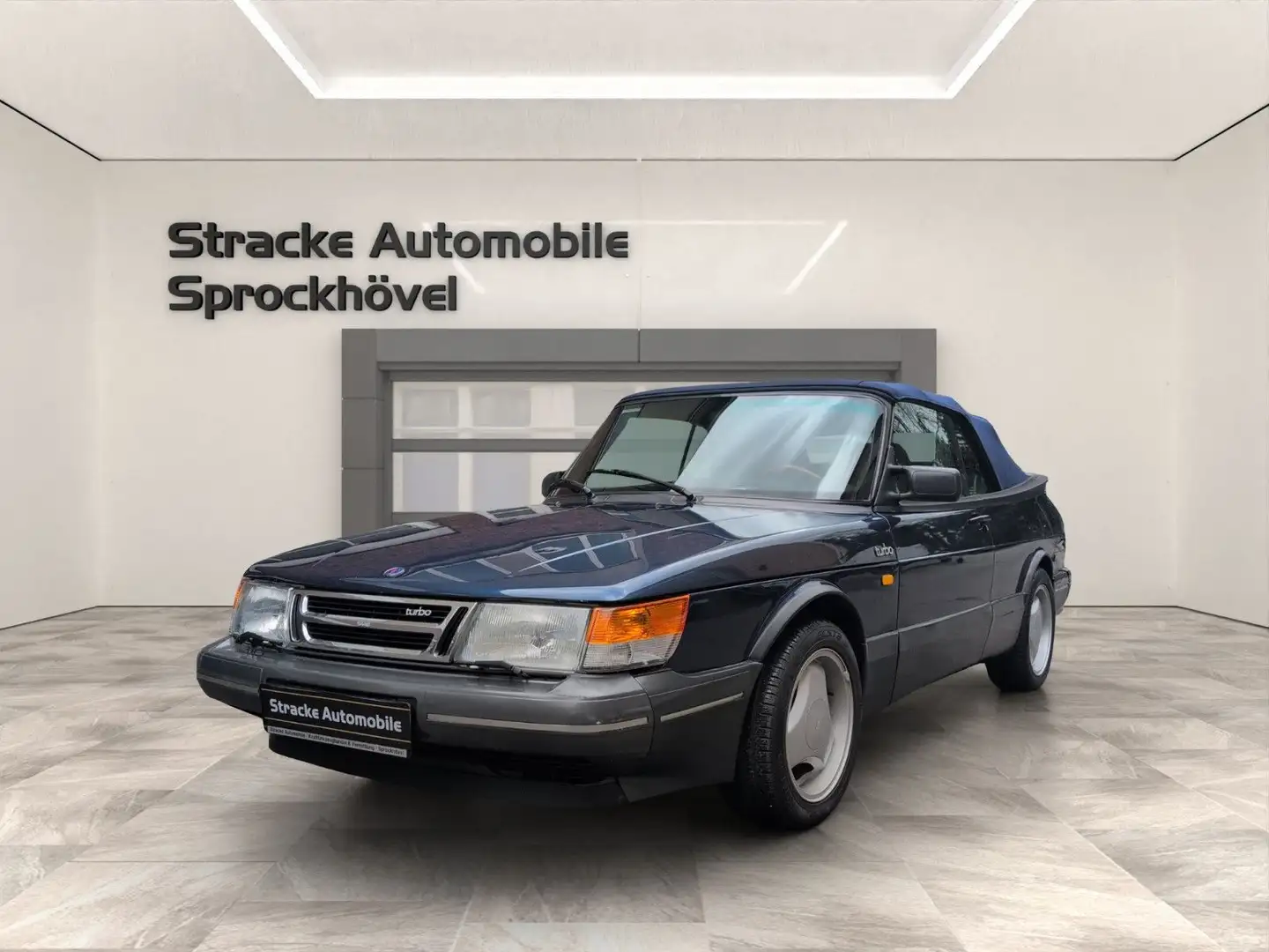 Saab 900 Voll Turbo Cabriolet H-Zulassung TÜV 04/2027 Blau - 1