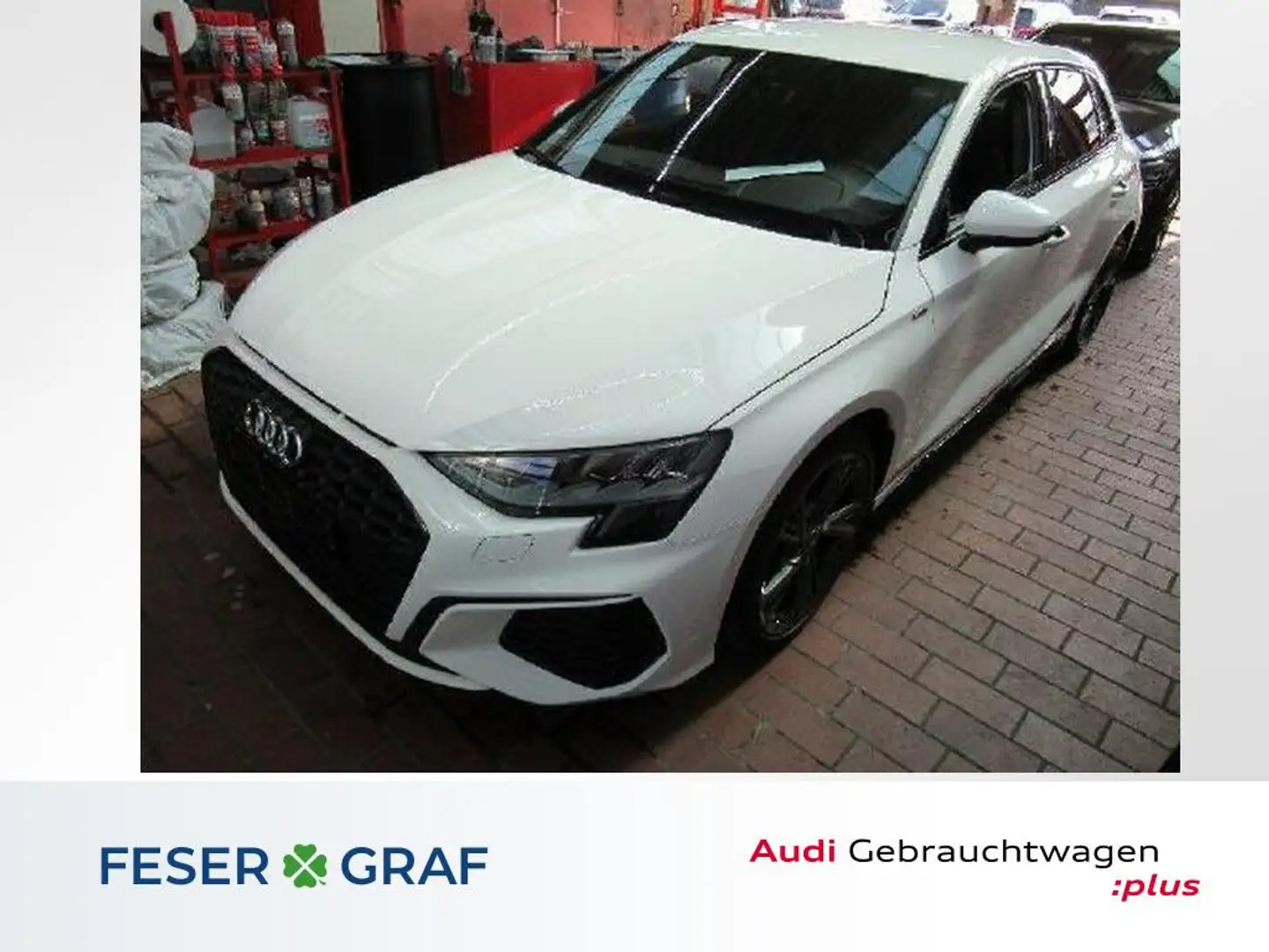 Audi A3 35 TDI S line Weiß - 1