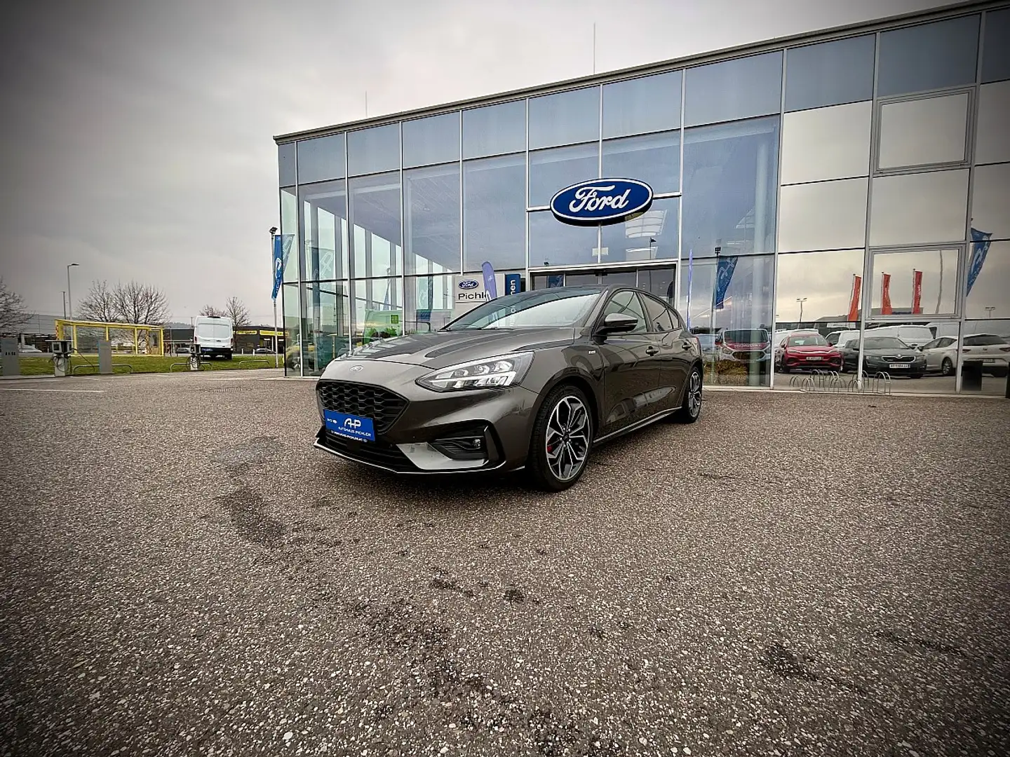 Ford Focus 1,0 EcoBoost ST-Line X 125PS SITZHEIZUNG/KEYLES... Argent - 2