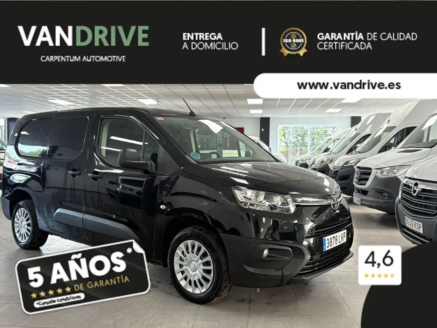 Toyota Proace City Active Pack 1.5D 130 CV Zwart - 1