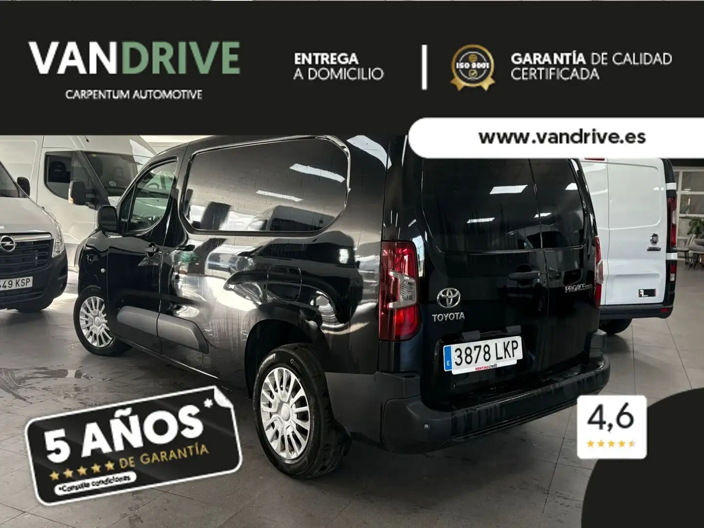 Toyota Proace City Active Pack 1.5D 130 CV Zwart - 2