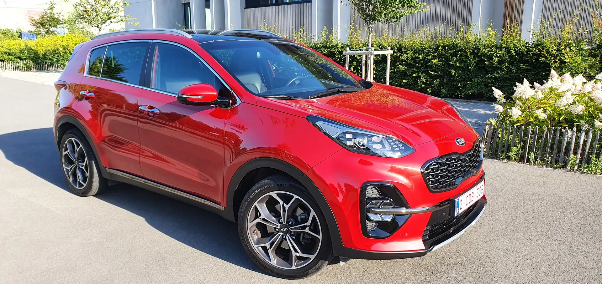 Kia Sportage 1.6 CRDi GT Line Lux DCT FULL SUPER ETAT FAIBLE KM Rood - 1