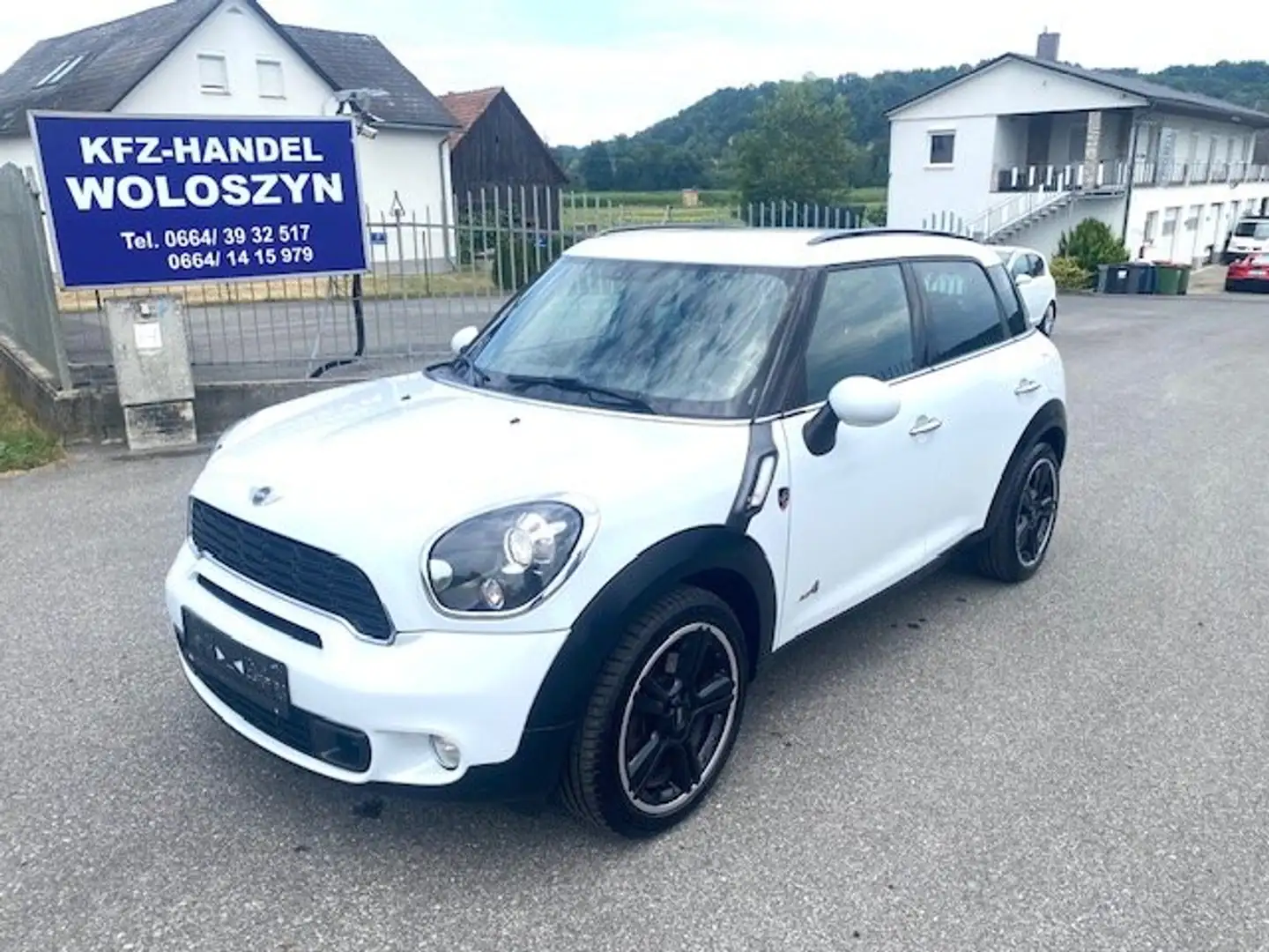 MINI Cooper S Countryman 1,6 ALL4 x4 NEUES PICKERL 3-2026 NAVI LEDER Blanc - 1