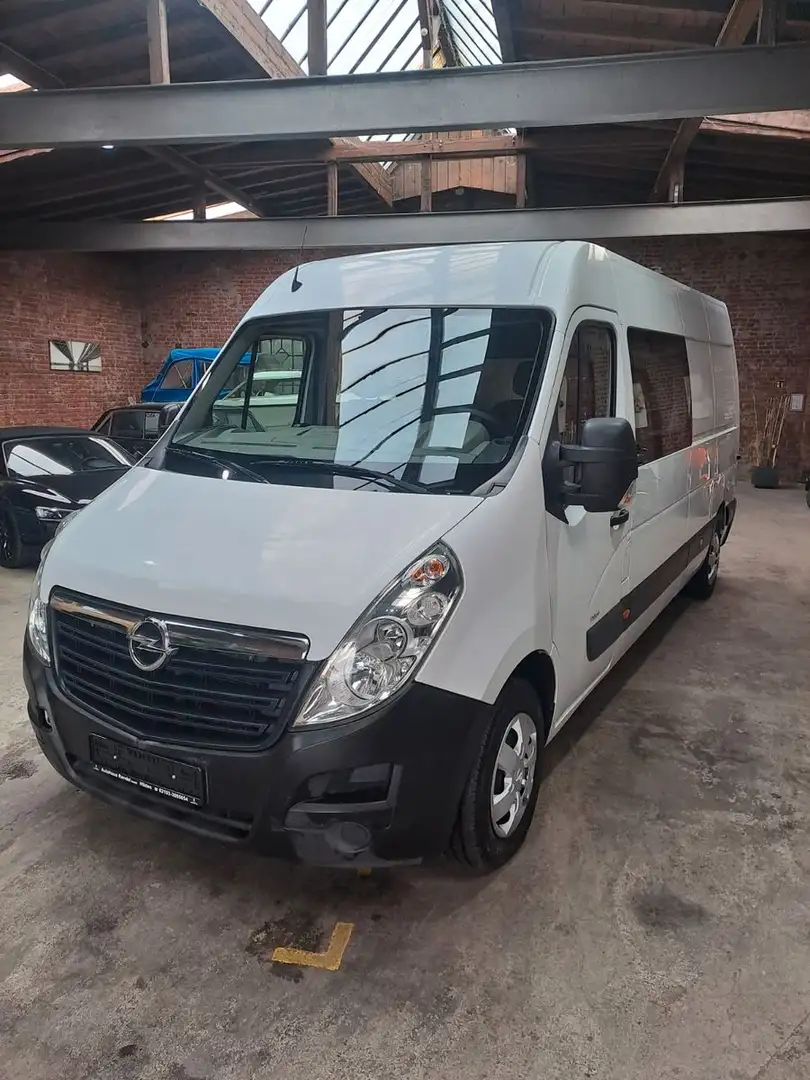 Opel Movano DoKa 6Sitze 3,5 AHK NaviKlimaTüvServicNeu Weiß - 1