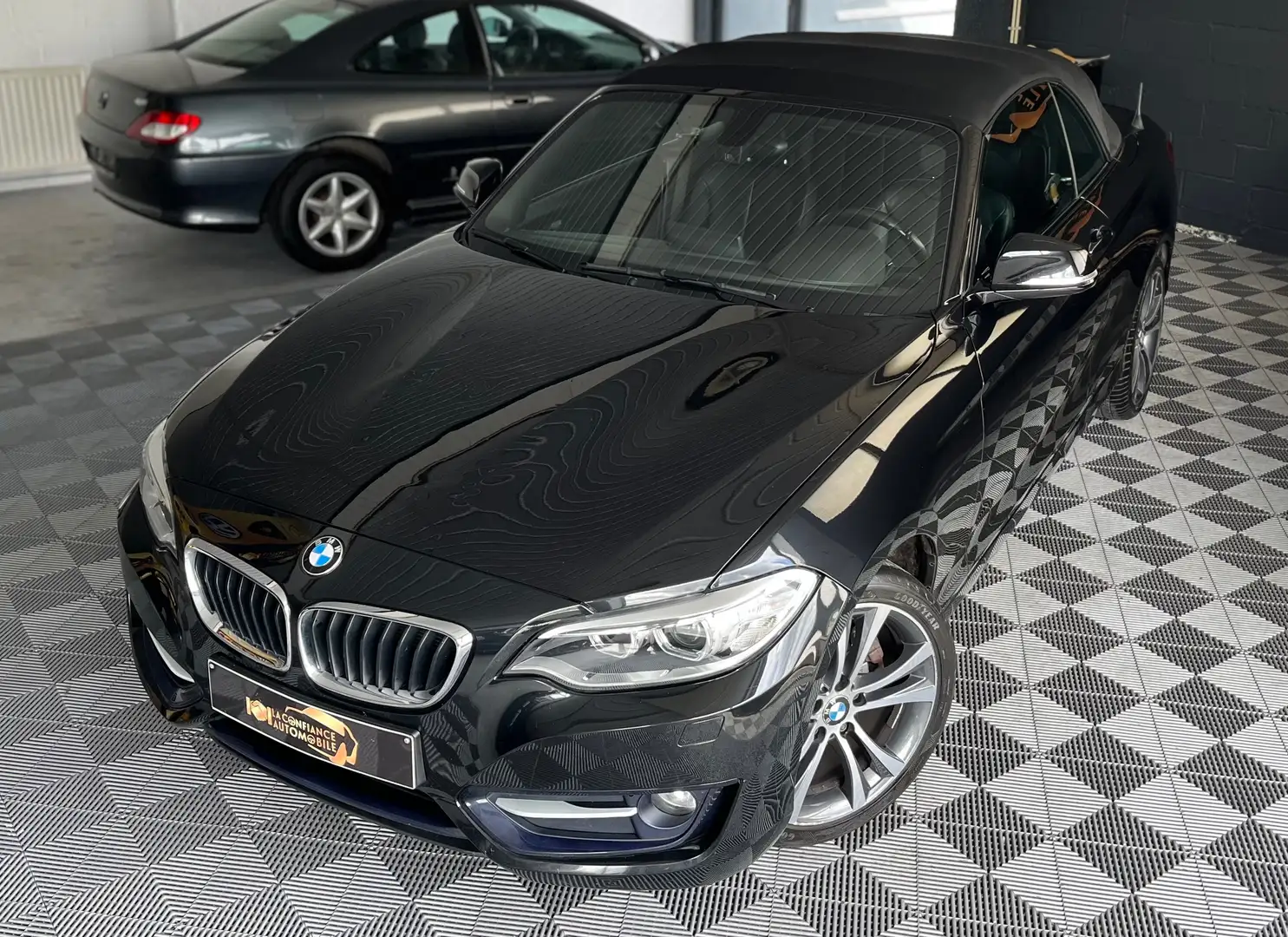 BMW 220 dAS Cabriolet 1er propriétaire garantie 1 an Noir - 2