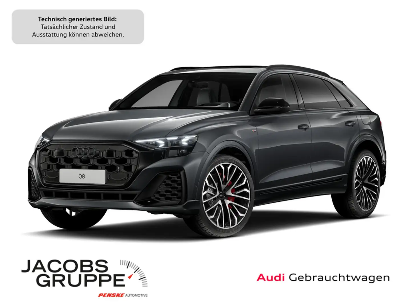 Audi Q8 60 TFSI e quattro Navi,Matrix,AHK,HUD Grau - 1