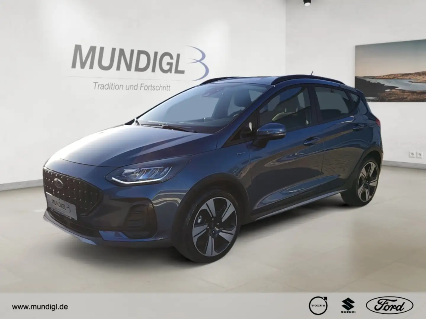 Ford Fiesta Active 1.0 digitales Cockpit LED o Klimaautom DAB Blau - 1