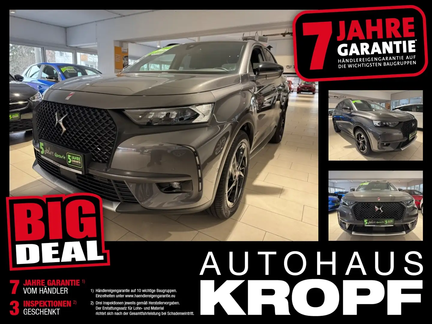 DS Automobiles DS 7 7 1.6Turbo Performance Line+ *8-FACH * Top* Grau - 1