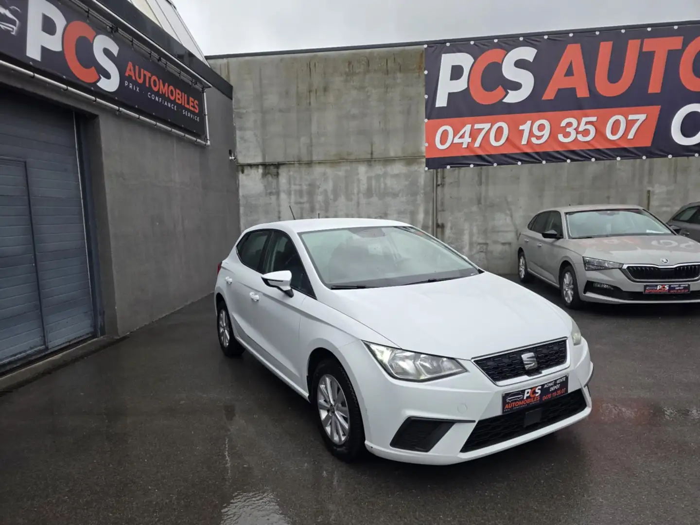 SEAT Ibiza 1.0i MPI Style*GPS*BLUETOOTH*CLIM BI-ZONE*GARANTIE Blanc - 2