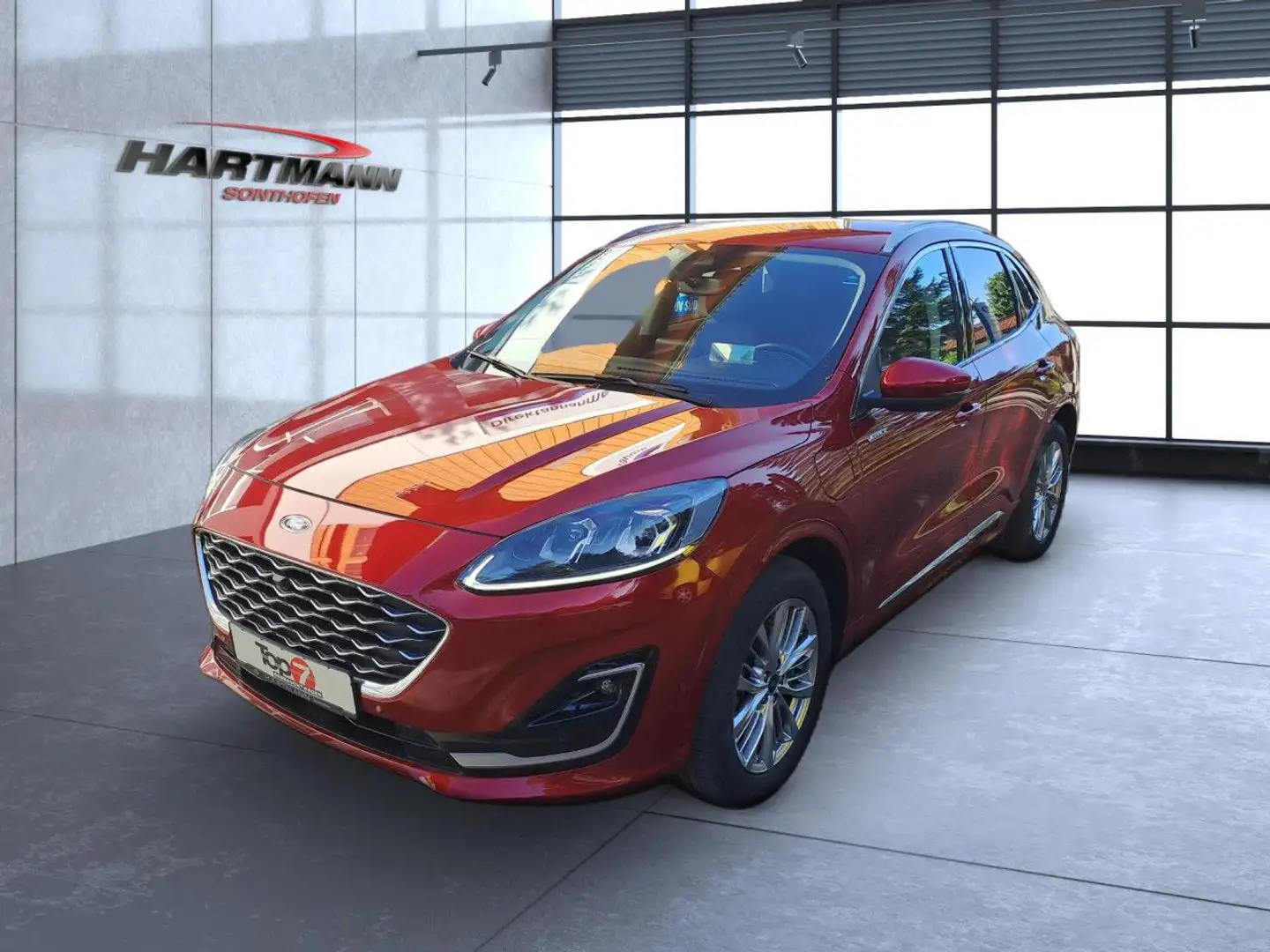 Ford Kuga Plug-In Hybrid Vignale Bluetooth Navi LED Rouge - 2