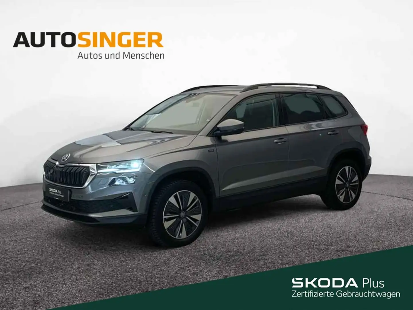Skoda Karoq Selection 1.5 TSI DSG *AHK*PANO*MATRIX*360 Grau - 1
