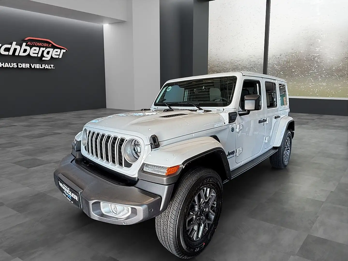Jeep Wrangler Sahara 2.0 PHEV 380 PS AT 4xe Weiß - 1