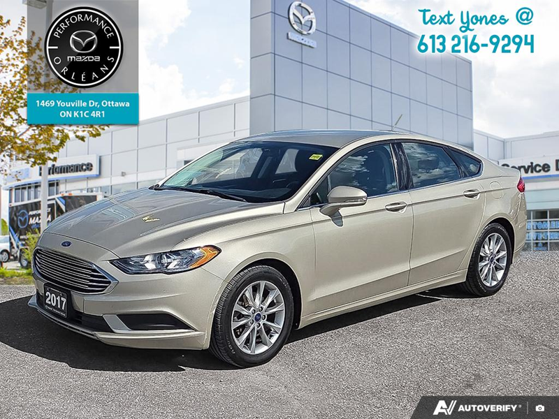 Gold 2017 Ford Fusion Sedan Front-Wheel Drive 6-Speed Automatic