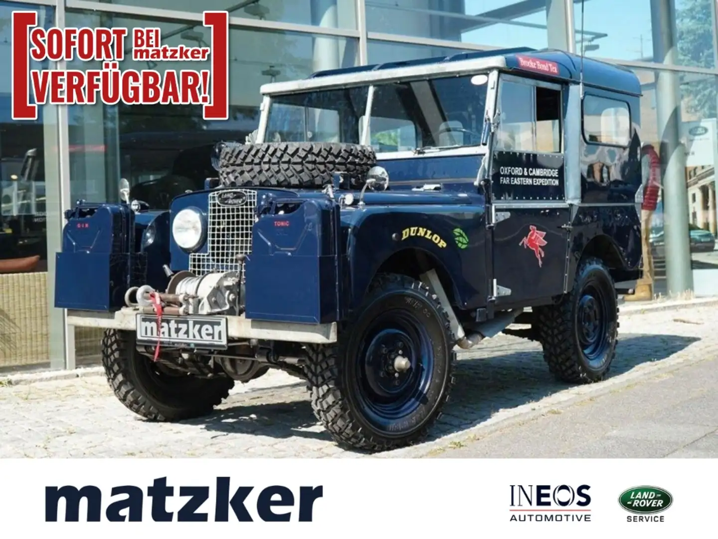 Land Rover Series 80 2.0 LHD Hard Top Soft Fa Azul - 1