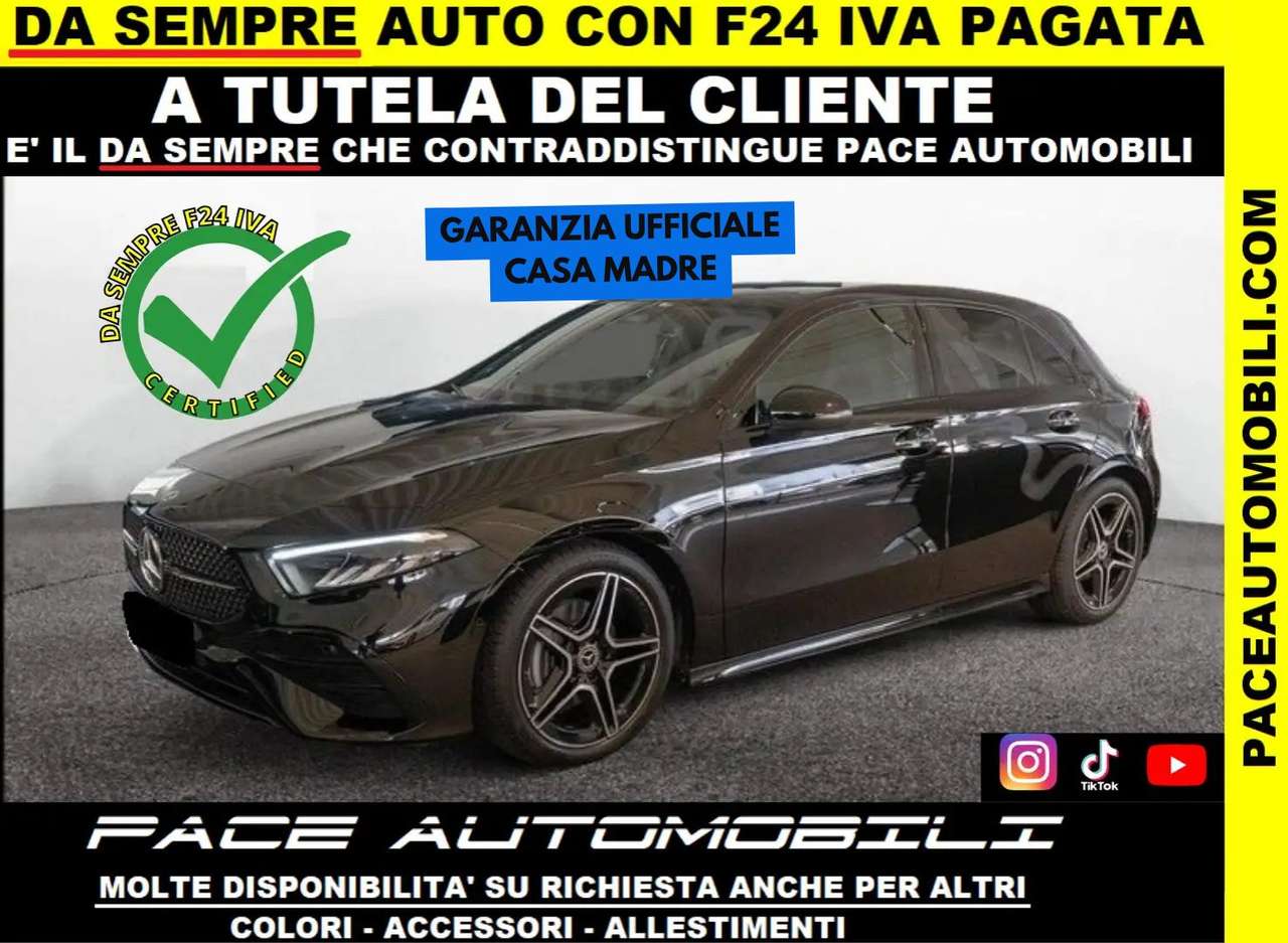 Mercedes-Benz A 200 D AMG PREMIUM NIGHT PACK KAMERA TETTO CRUISE PDC