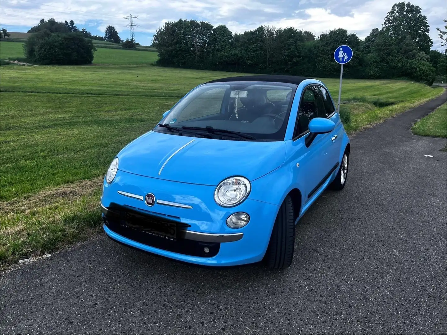 Fiat 500C 500 C 1.2 8V Pop Blau - 2