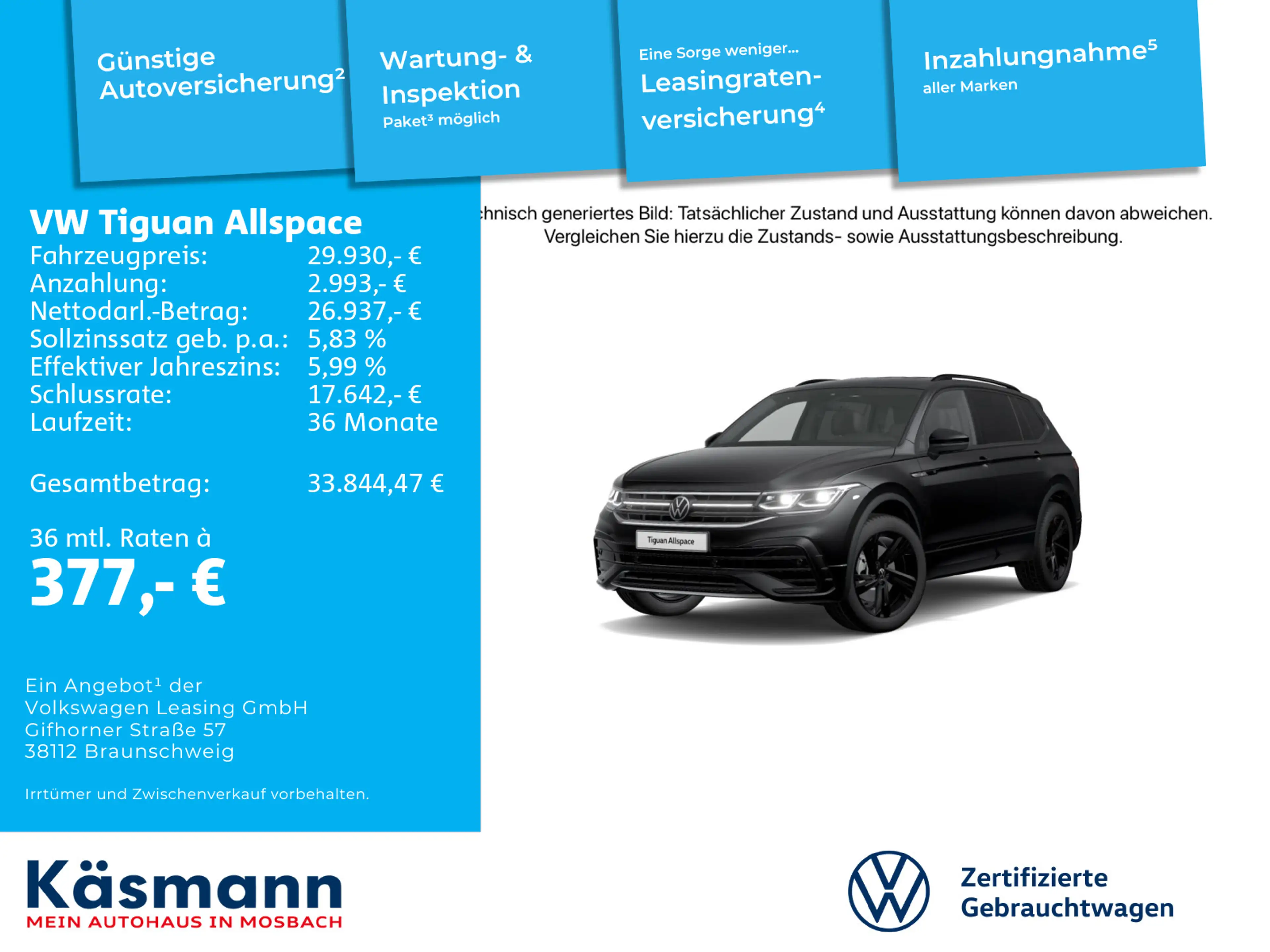 Volkswagen Tiguan Allspace R-Line 2.0 TSI 4M BLACKSTYLE — photo 2