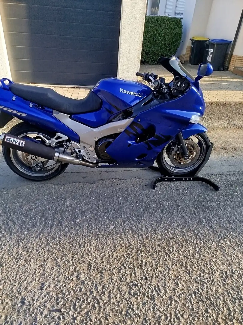 Kawasaki ZZR 1100 Синий - 1