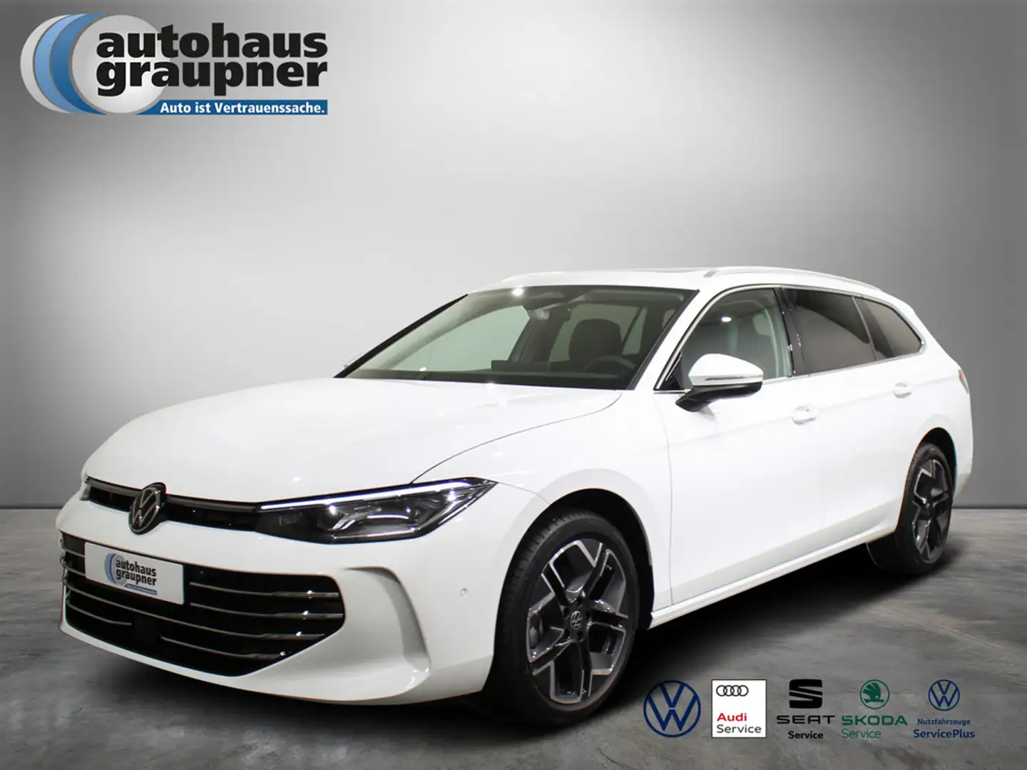 Volkswagen Passat Elegance 2.0 TDI DSG SHZ NAVI ACC PANO Weiß - 1