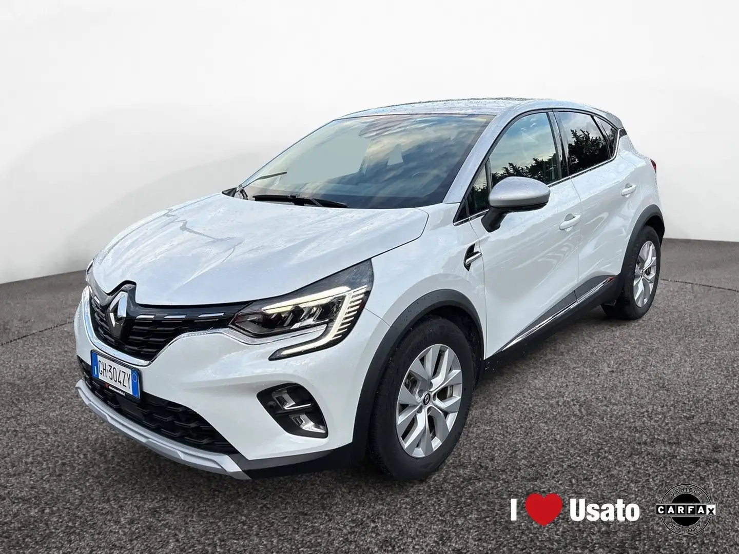 Renault Captur II 2019 1.6 hybrid Intens E-Tech 145cv auto Weiß - 1