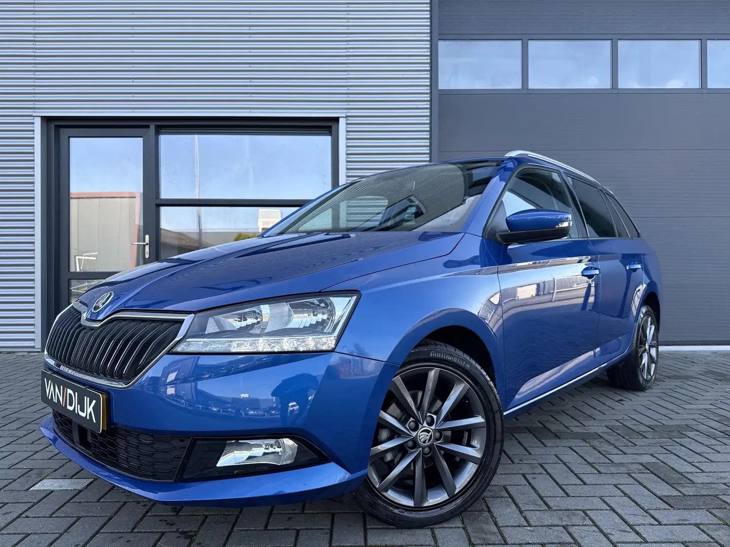 Skoda Fabia Combi 1.0 Business Edition ✓Nieuw Model ✓Apple Car Blauw - 2
