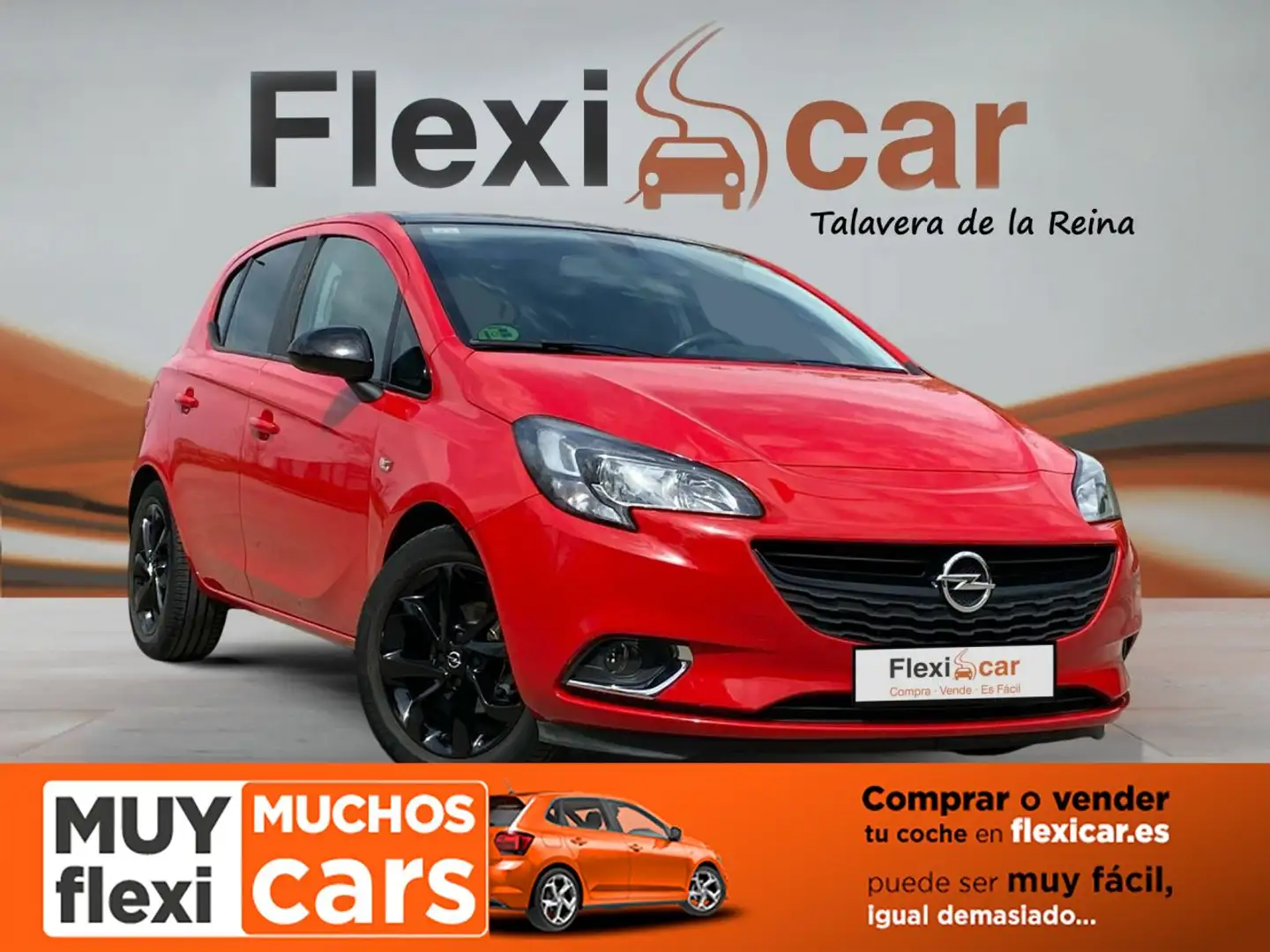 Opel Corsa 1.4 Color Edition 90 Rouge - 1