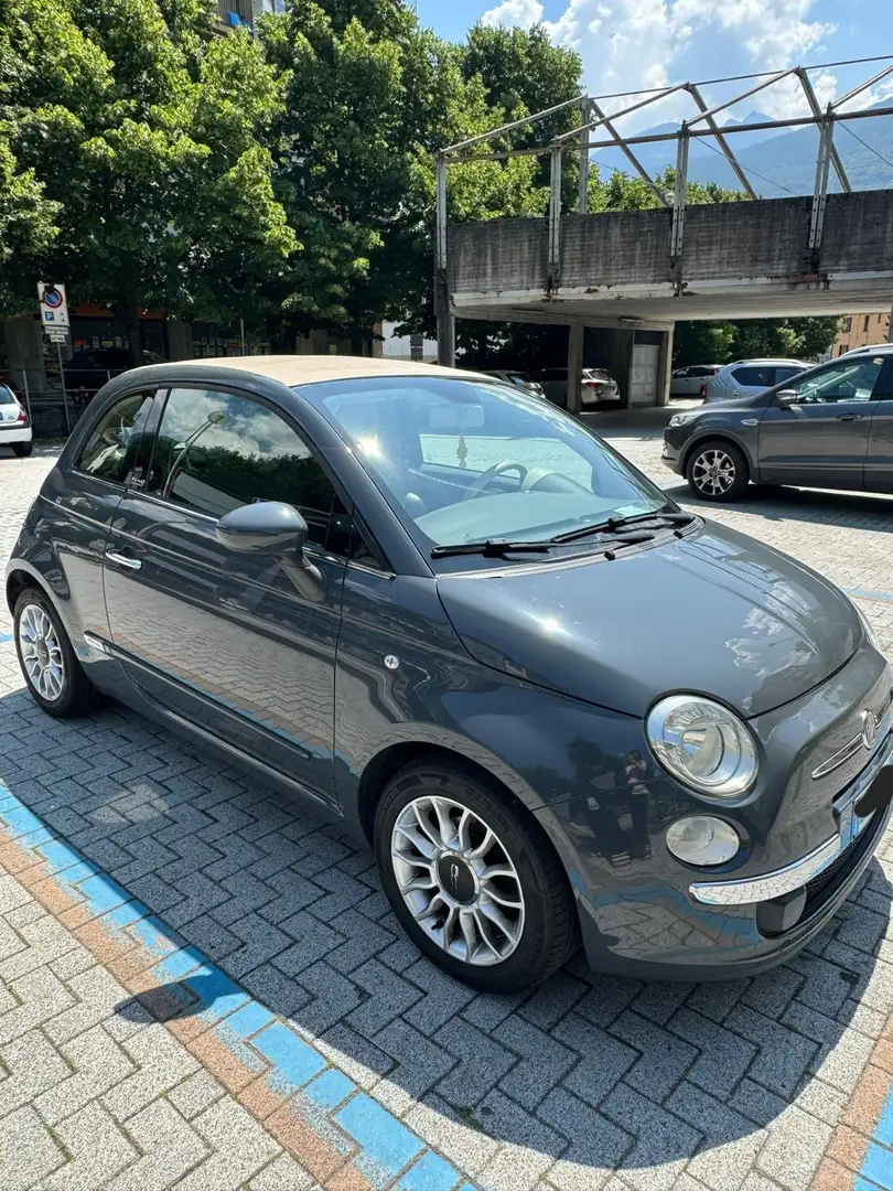 Fiat 500C 0.9 t.air t. Lounge 85cv Grigio - 1
