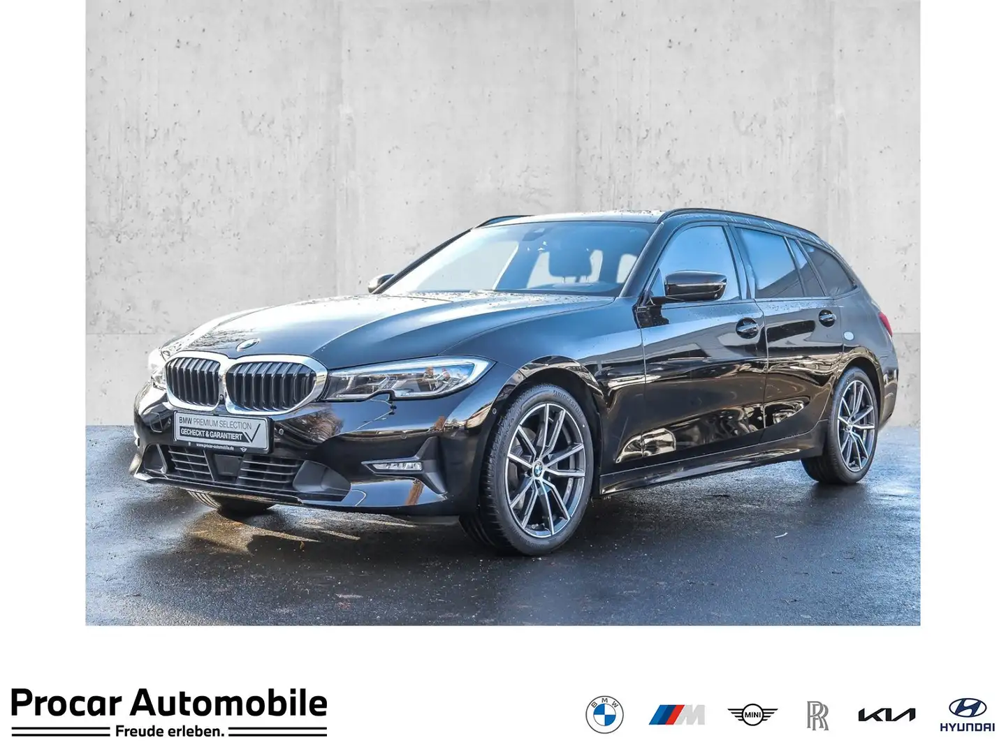 BMW 320 d HUD PANO ACC AHK RFK NAVI Standh. Laser Noir - 1