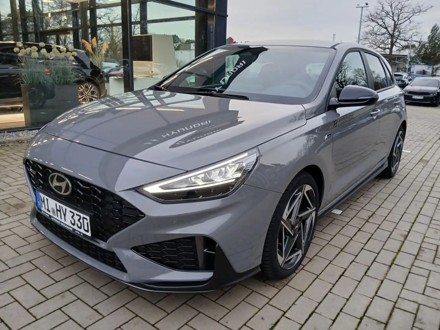 Hyundai i30 1.5 T-GDI 48V-Hybrid DCT N Line +SITZ-PAKET+ Grau - 1