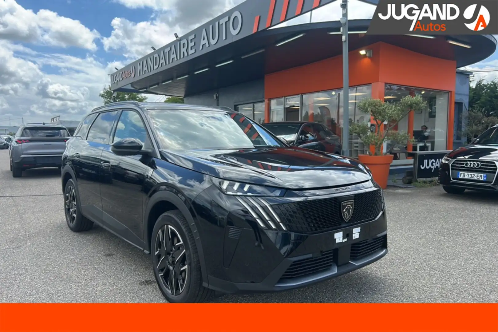 Peugeot 5008 HYBRID 145 E-DCS6 GT 360 T.O Noir - 1