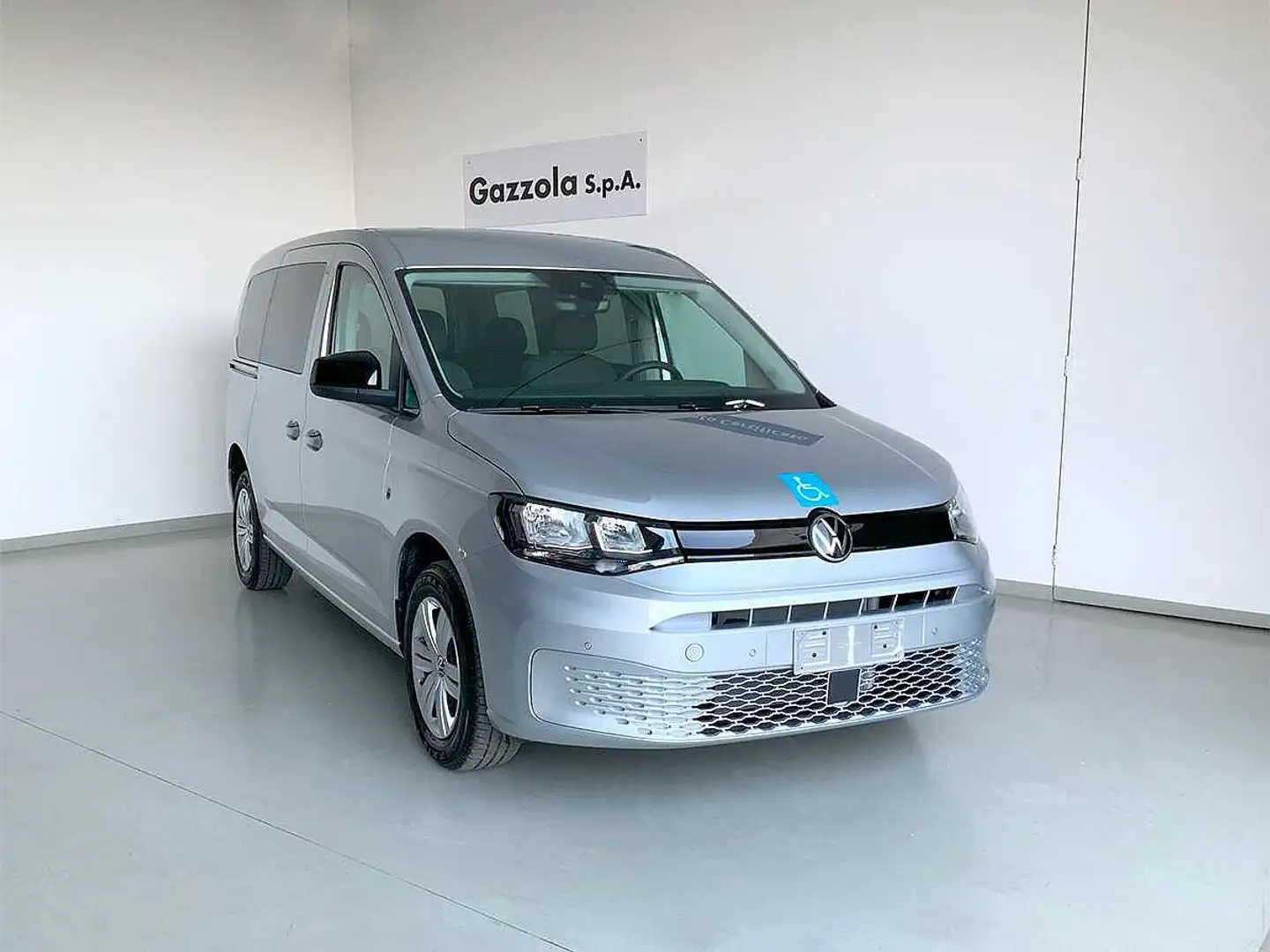 Volkswagen Caddy 2.0 TDI 122CV DSG MAXI SPACE TRASPORTO DISABILI Zilver - 1