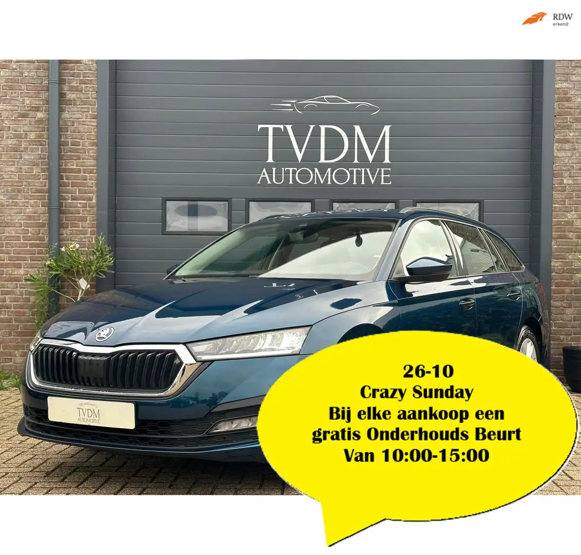 Skoda Octavia Combi 1.5 e-TSI Business Edition Apple Carplay, St Bleu - 1