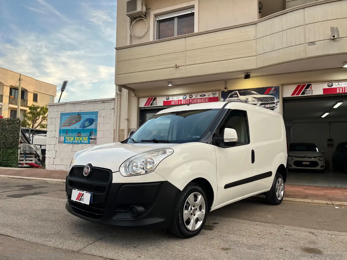 Fiat Doblo 1.6MJT 105CV PCTN Cargo Lam.SX E5+ Blanc - 1