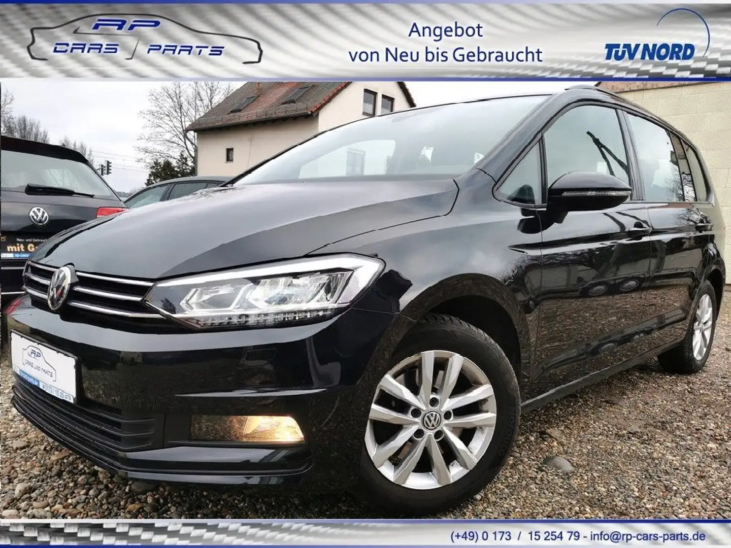 Volkswagen Touran Highline#LED#SHZ#7SITZE#DSG#NAV#PDC#TEMP# Nero - 1