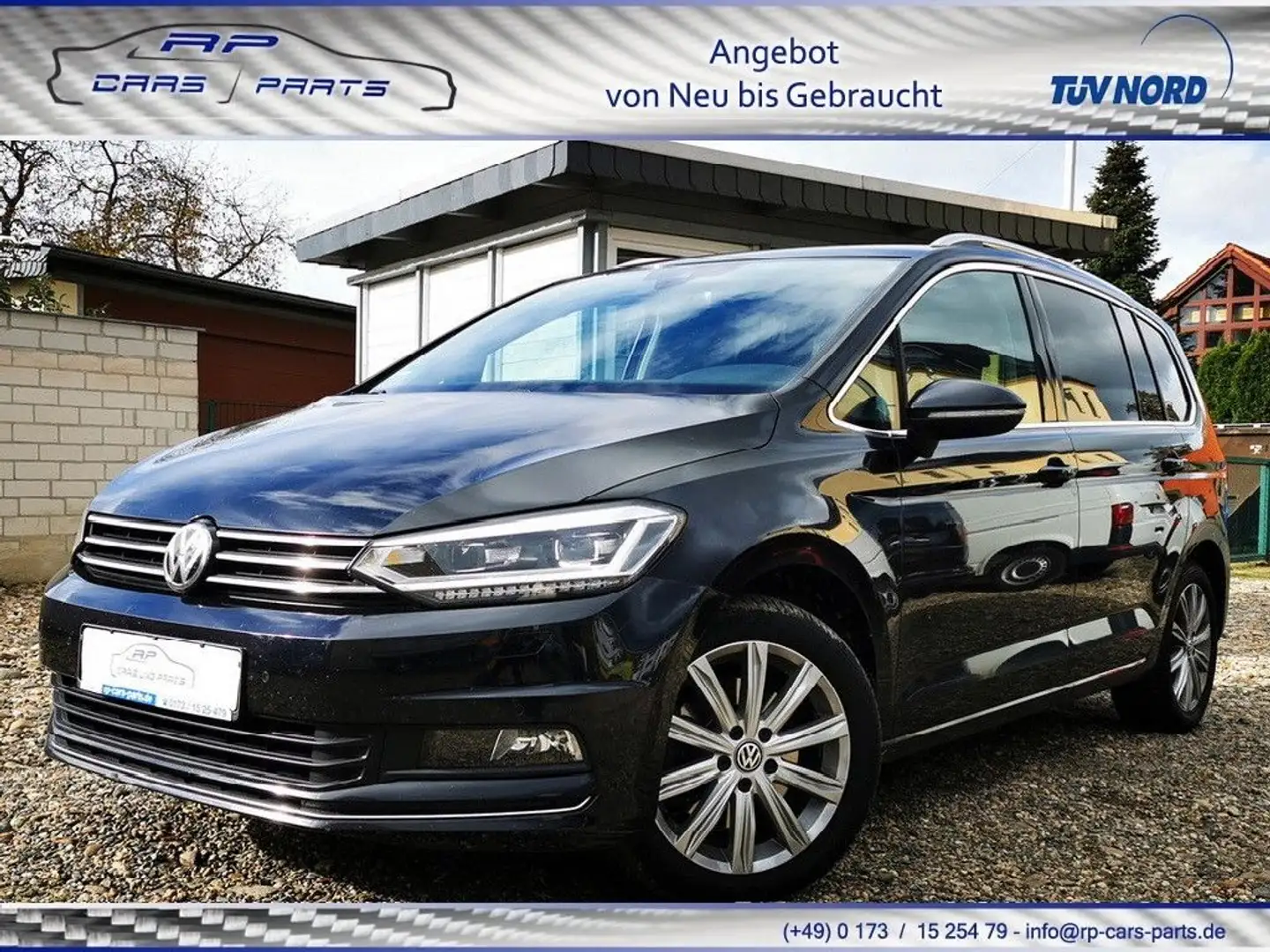 Volkswagen Touran Highline#LED#SHZ#7SITZE#DSG#NAV#PDC#TEMP# Schwarz - 1
