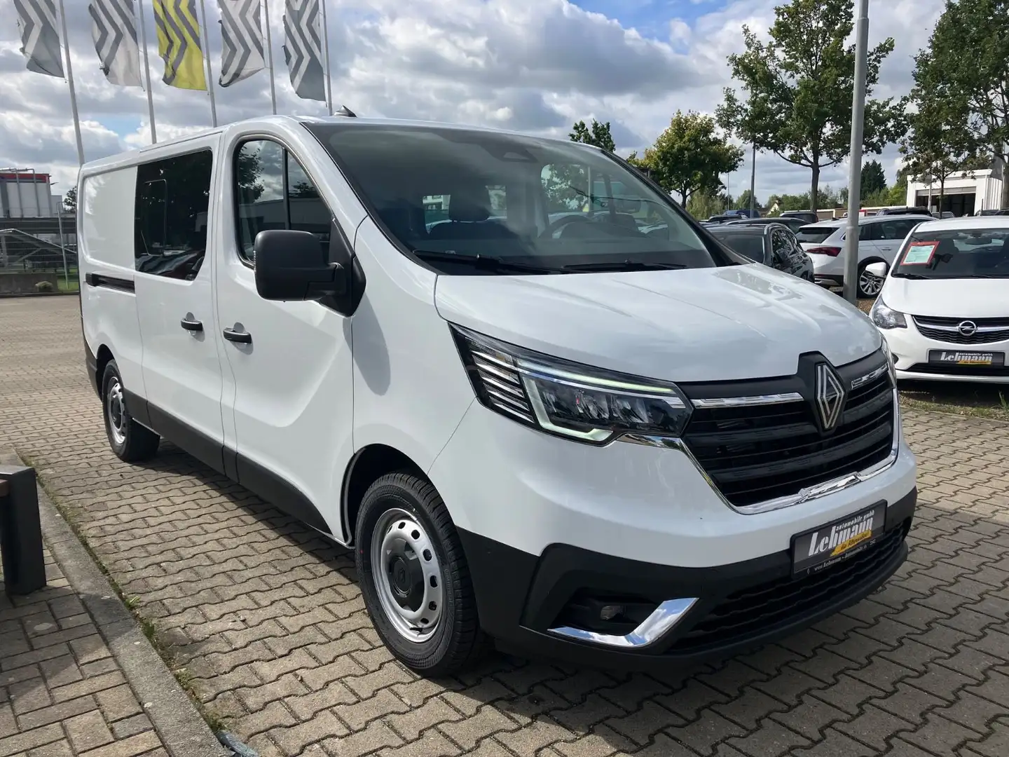 Renault Trafic Kasten L2H1 Doka 3,0t DCI 150 Automatik Weiß - 2