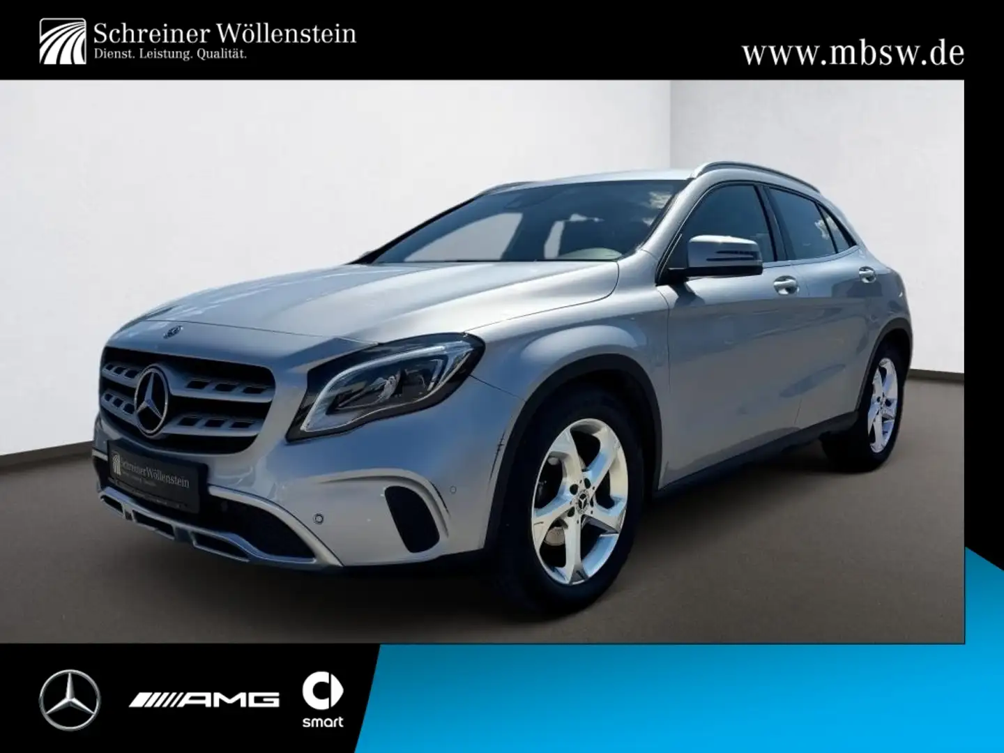 Mercedes-Benz GLA 200 d URBAN*LED*Navi*AHK*Parkassistent*Shz* Silber - 1