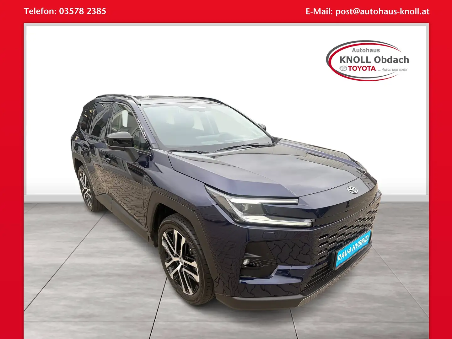 Toyota RAV4 2.5 Hybrid 143 kW AWD Lounge Blau - 1