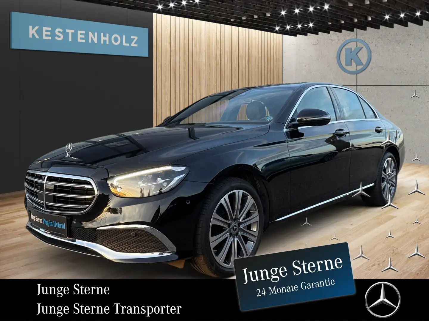 Mercedes-Benz E 300 E 300 e 4M Limo *EXCLUSIVE*360°*SDACH*SHZ*MBUX* Zwart - 1