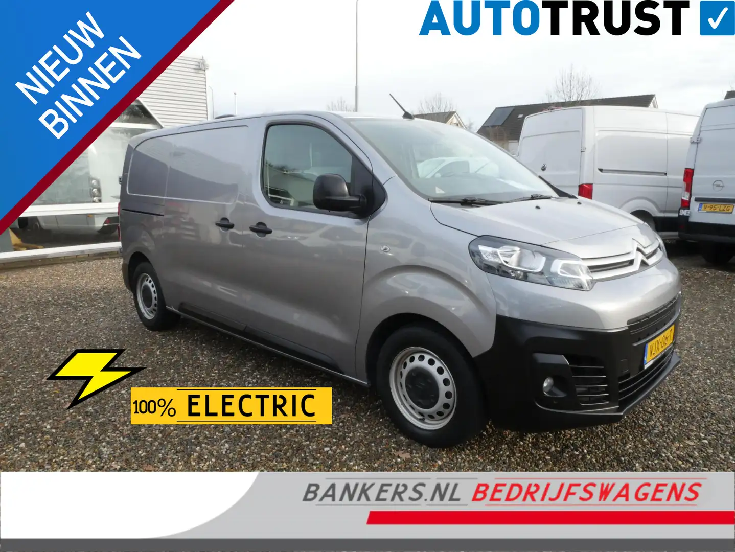 Citroen Jumpy ë-Jumpy Accu 75 kWh, L2, Airco, SOH accu 94.1%, In Gri - 1